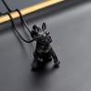 Cute Dog-Shaped Urn Necklace for Ashes with 50.8 cm Snake Chain view 3