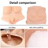 Tauzveok 6th Generation Silicone Breast Forms, Brown 03, Silk Cotton C view 4