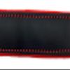 Biothane Dog Collar with Neoprene Lining, Adjustable, XS–L (L: 48–55 cm), Black/Flame Red view 4
