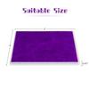 Baby Footprint Ink Pad, 12.7 x 10.2 cm, Washable, Non-Toxic, Purple view 2