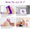 Baby Footprint Ink Pad, 12.7 x 10.2 cm, Washable, Non-Toxic, Purple view 3