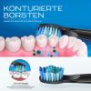 5 Replacement Brush Heads Compatible with Fairywill Electric Toothbrushes, Black, Medium-Soft view 2