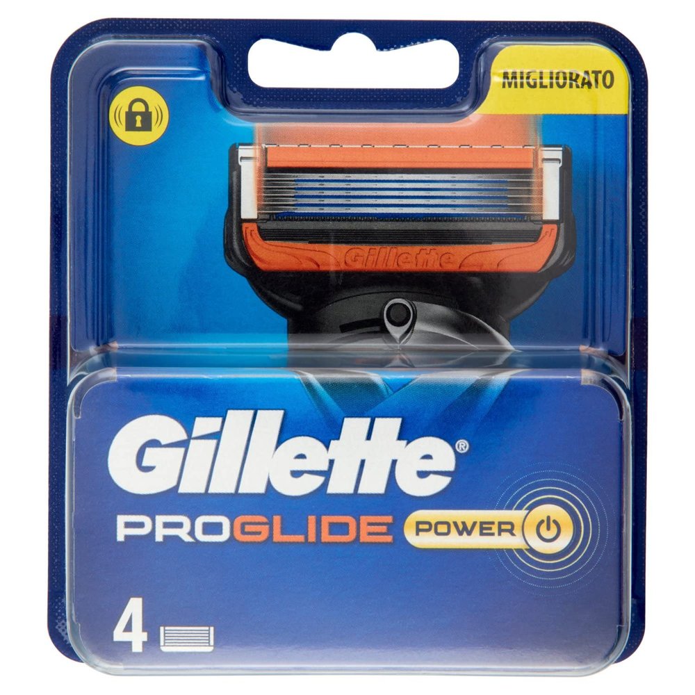 Gillette Fusion5 ProGlide Power Refills, 4 Count