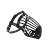 TOYHEART Dog Muzzle Prevents Biting Adjustable Plastic Basket Muzzle for Puppies Black view 1