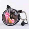 Wheelchair Spoke Guards (Pair) for 51.51–52.50 cm Handrims, Round Holders – Chaton Escarpin view 2