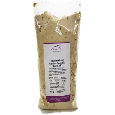 Protein Bread Baking Mix, 345 g, High Protein, Low Carb, No Preservatives, Vegan, Only 4.65 g Carbs per 100 g of Bread