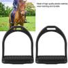 tooloflife 1 Pair Horse Riding Stirrups with Non-Slip Rubber Pad (Small) view 4