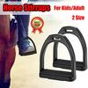 tooloflife 1 Pair of Horse Stirrups, High-Strength Safety Stirrups with Non-Slip Rubber Pads (Large) view 3