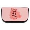 Cosmetic Bag with Name Linea and Leo Zodiac Design | Makeup Bag | Many Names Available view 1
