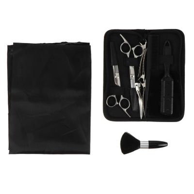 Hair Cutting Scissors Set, Stainless Steel, PU and Plastic, for Beginners