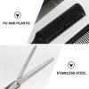 Hair Cutting Scissors Set, Stainless Steel, PU and Plastic, for Beginners view 3