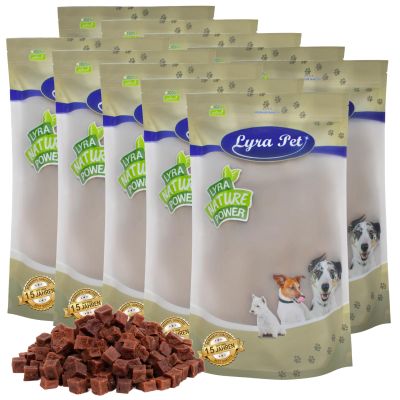 Lyra Pet 10 kg Dried Beef Cubes – Dog Chew Treat