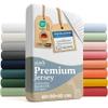 Laleni Premium Fitted Sheets, 40 x 90 cm, for Baby and Toddler Beds, 100% Cotton, OEKO-TEX Certified, 2-Pack, White view 1