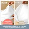 Laleni Premium Fitted Sheets, 40 x 90 cm, for Baby and Toddler Beds, 100% Cotton, OEKO-TEX Certified, 2-Pack, White view 4