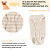 Pawcomon Dog Diaper Recovery Suit, Postoperative Surgical Shirt, Yellow, L view 4