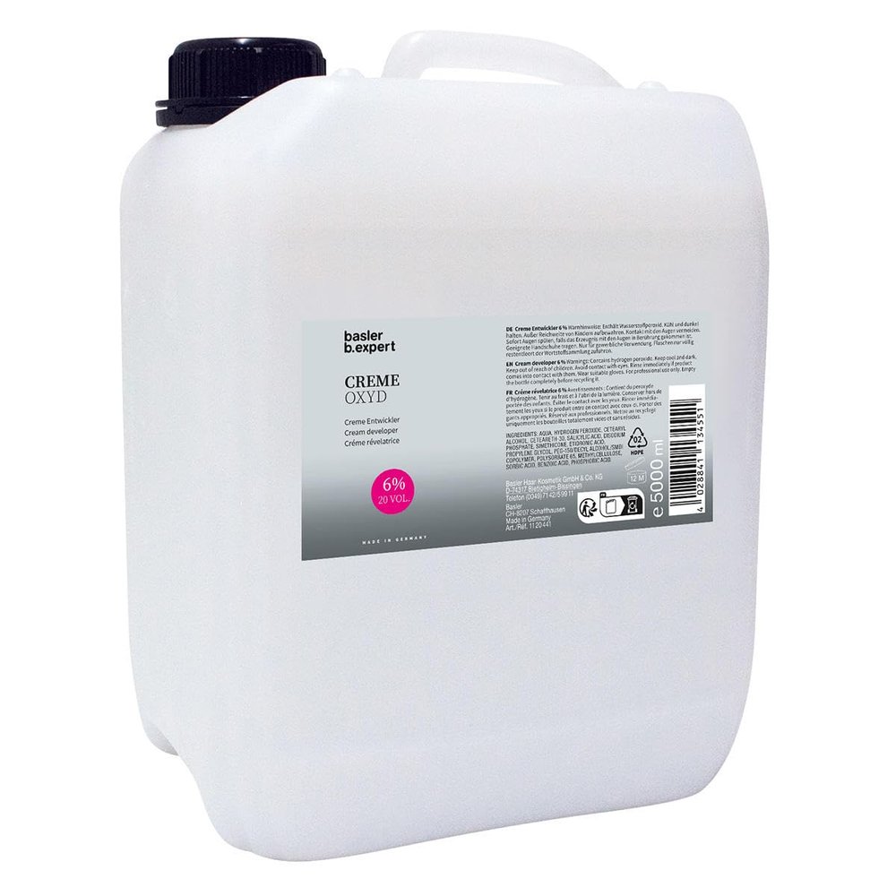 basler Cream Developer 6%, 5-Liter Canister