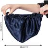 Mulberry Silk Sleep Bonnet for Women, Navy Blue view 2