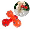 BELTI Rubber Dumbbell Soft Chew Toy view 2