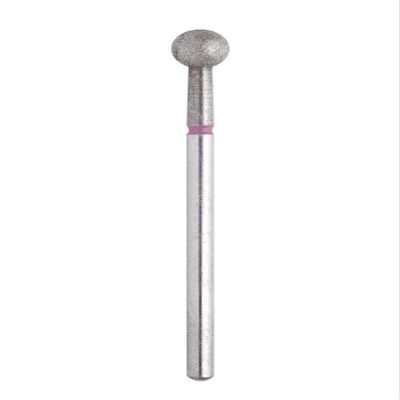 Diamond Nail Drill Bit, Ball, Red, 5 mm