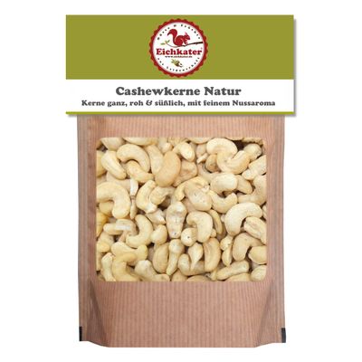 Eichkater Whole Raw Cashews, 2-Pack (2 x 750 g)