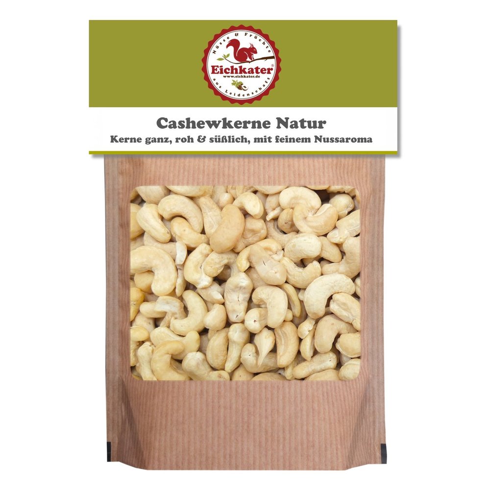 Eichkater Whole Raw Cashews, 2-Pack (2 x 750 g)