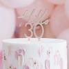 Hello Thirty Cake Topper view 1