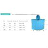 Letuwj Soft Compact Changing Robe for Children, Hooded Poncho for Swimming, Changing, Boys and Girls, Blue, 27.56" x 27.56" view 3