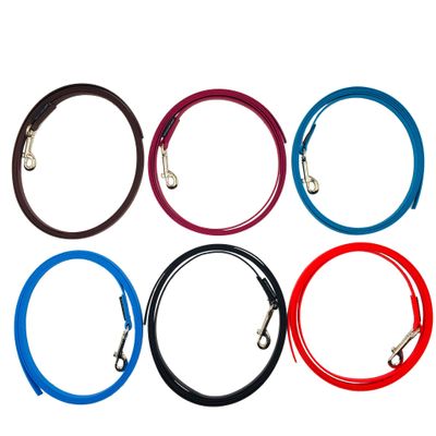 Biothane Long Line 2–20 m for Small to Large Dogs, 9/13/16 mm, with or without Handle (15 m with Handle, Brown, 9 mm)