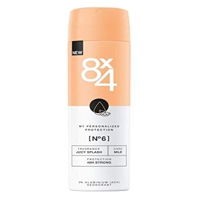 8x4 Women’s Deodorant Spray No. 6 Juicy Splash, 3-Pack (3 x 150 mL)