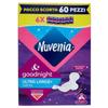 Nuvenia Ultra Night Absorbent Pads with Wings - Breathable and Fast Absorption - 6 Packs of 10 view 3
