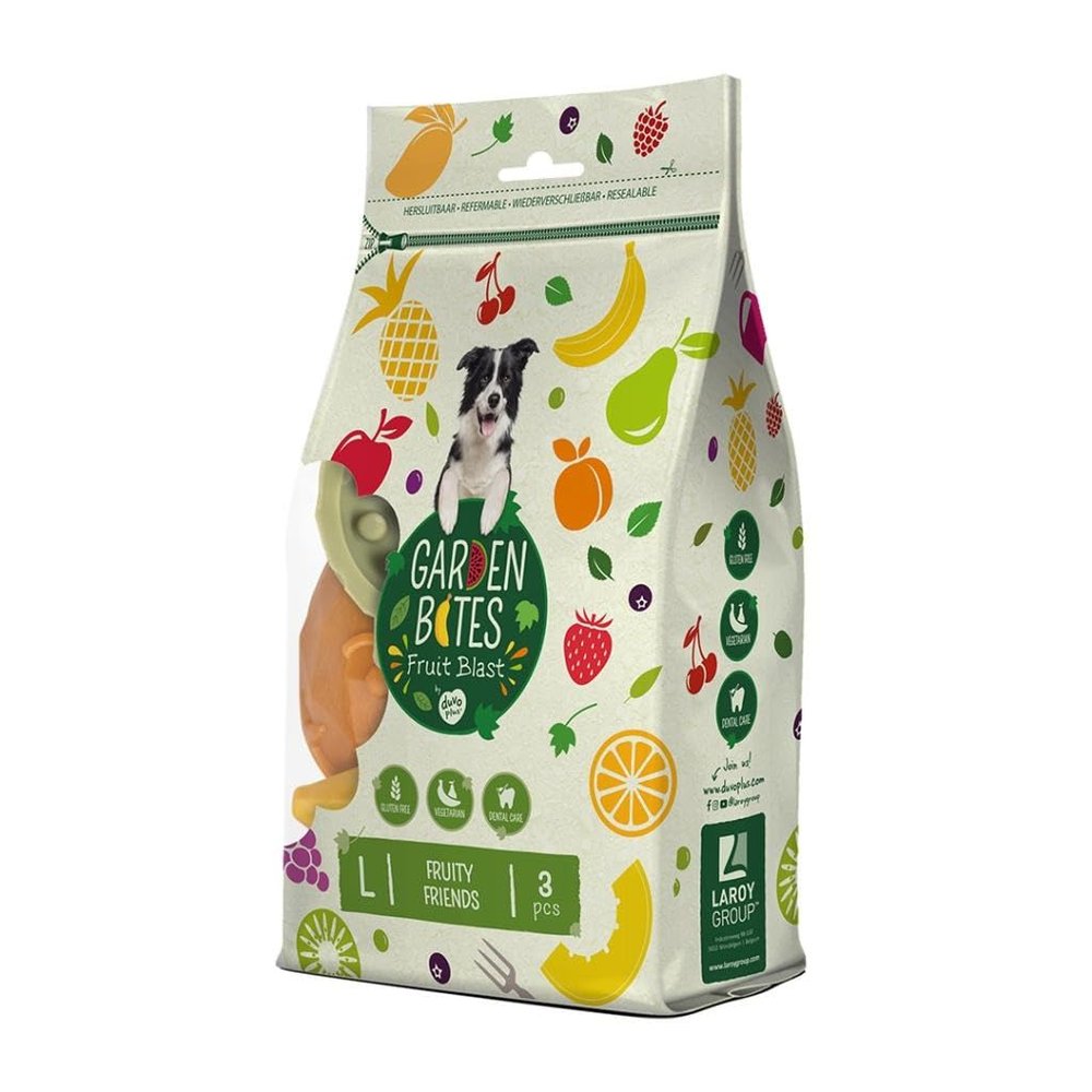 Duvo+ Garden Bites Fruity Friends - 12.5 cm - 3 Pack