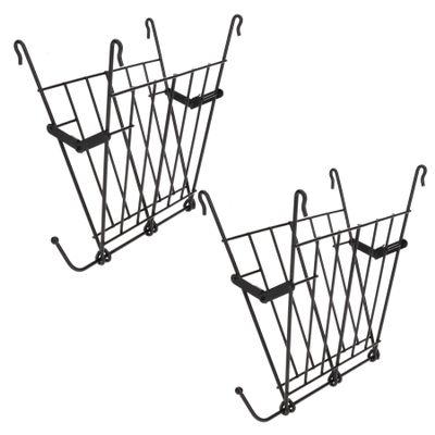 AB Tools Hay Rack for Small Animals, Foldable Wire, with Treat Hanger, for Rabbits and Guinea Pigs, 2-Pack