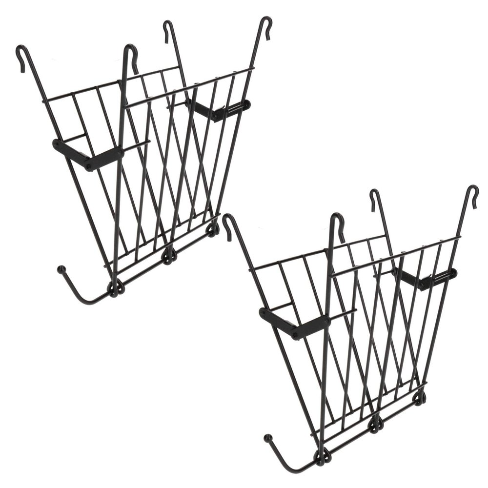 AB Tools Hay Rack for Small Animals, Foldable Wire, with Treat Hanger, for Rabbits and Guinea Pigs, 2-Pack
