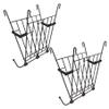 AB Tools Hay Rack for Small Animals, Foldable Wire, with Treat Hanger, for Rabbits and Guinea Pigs, 2-Pack view 1
