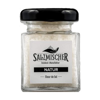Fleur de Sel de Gurande by Salzmischer Feinkost (Brittany/France), Finger Salt, Traditionally Hand-Harvested Sea Salt (35 g)