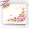 20pcs Pack Paper Napkins Pink Flowers view 1