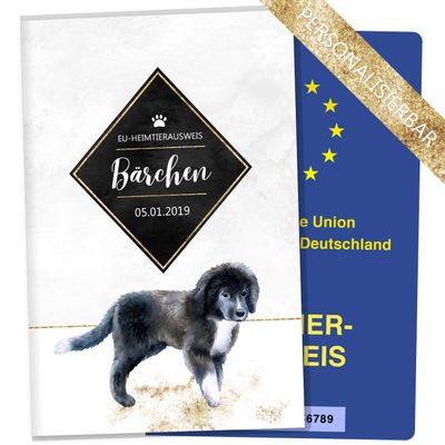 Personalized EU Pet Passport Holder