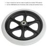 8-Inch Wheelchair Front Wheel Replacement view 3