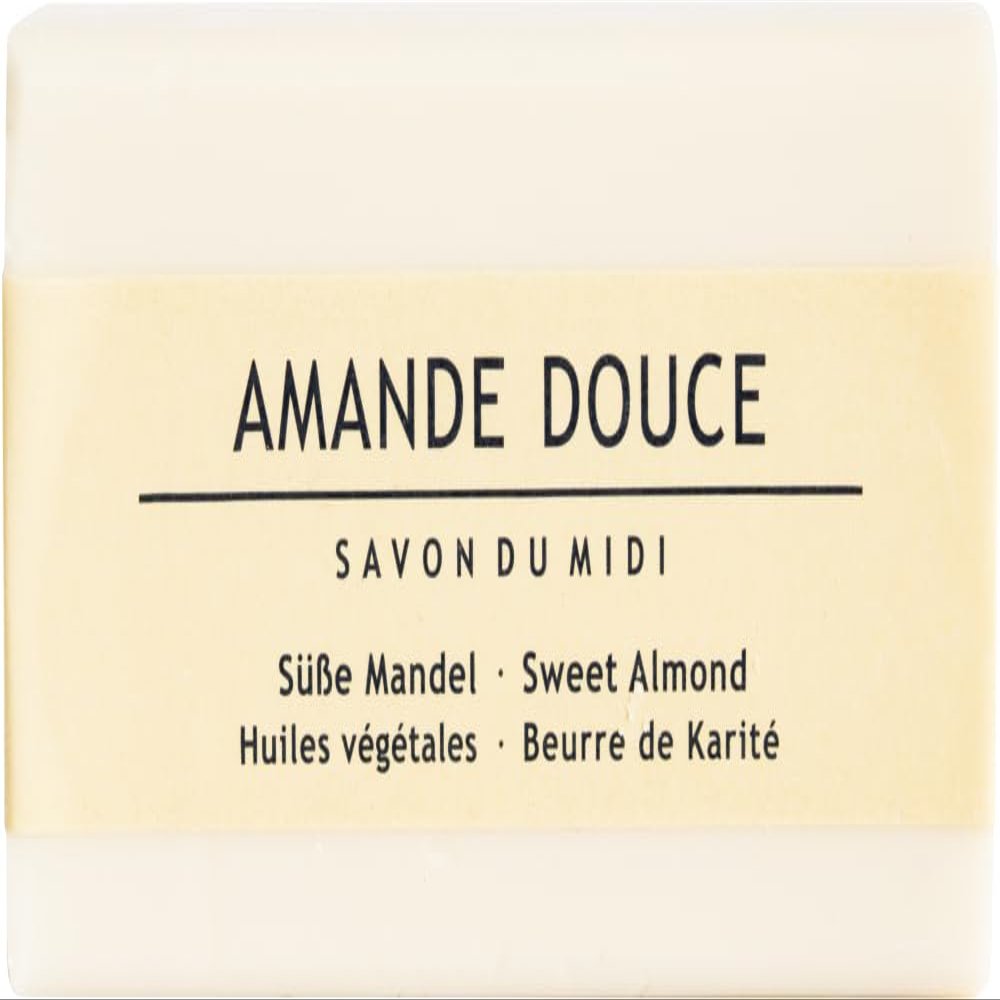 Organic Shea Butter Soap, Almond, 2 x 100 g