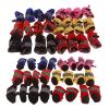 4-Piece Waterproof Winter Dog Shoes, Non-Slip Rain and Snow Boots, Thickened Pink, Size 3 view 3
