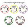 SHINU Progressive Multifocal Reading Glasses for Men, TR90 Frame, No-Line Lenses, HJF018 (Top +2.75, Bottom +5.25) view 4