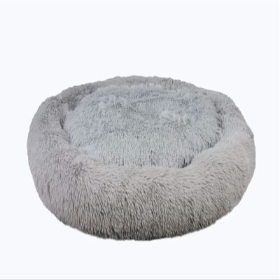 Lycce Amy Cuddle Bed for Dogs and Cats, Gray, Size 3