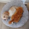 Lycce Amy Cuddle Bed for Dogs and Cats, Gray, Size 3 view 2