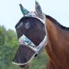 Harrison Howard CareMaster Horse Fly Mask with Long Nose, Ears & UV Protection, Pastel Mix (M) view 3
