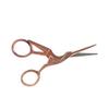 Straight Nail Scissors | Precise Cutting for Eyebrows, Cuticles & Eyelash Bands | Rose Gold view 1