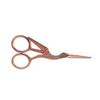Straight Nail Scissors | Precise Cutting for Eyebrows, Cuticles & Eyelash Bands | Rose Gold view 4