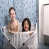 BiBaBad Folding Baby and Kids' Bathtub with Shower Frame, Adjustable 60–80 cm, Misty White view 3