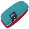 Paule & Knopf RIGA Sustainable Hard-Shell Eyeglasses Case, Wine Red-Teal view 1