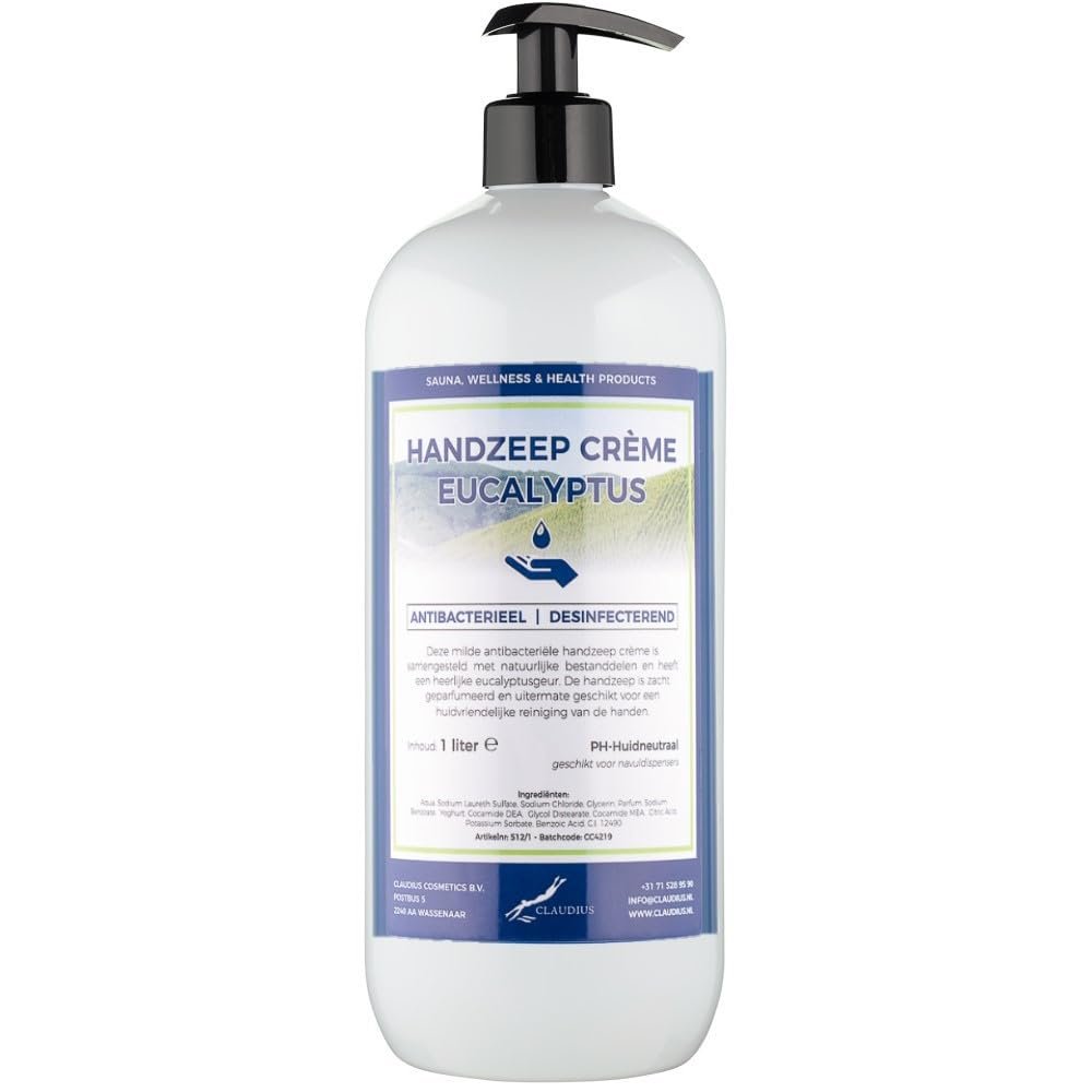 Eucalyptus Hand Soap, 1 Liter – Free Pump Included