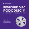 STALEKS Pododisc 20 mm Pedicure Set + 5 Replacement Files, 180 Grit, Stainless Steel (PDset-20) view 4